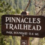 Boundaries Sign - Pinnacles Trailhead signage