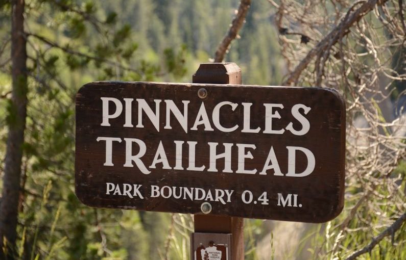 Boundaries Sign - Pinnacles Trailhead signage
